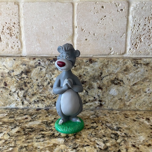 ❤️ DISNEY VINTAGE AUCTION JUNGLE BOOK BALOO BOBBLE HEAD NEW - Picture 2 of 6